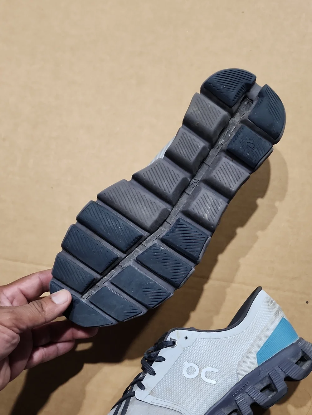 On Running light gray